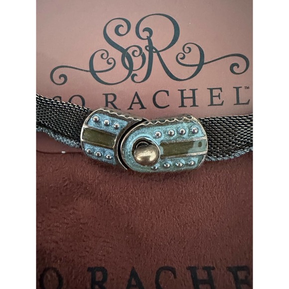 Boxed So Rachel by Longaberger Brown,  Copper & Silver Necklace and Earring Set - Picture 4 of 8
